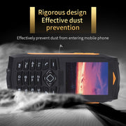 Rugtel R1C Rugged Phone, IP68 Water-resistant Dustproof Shockproof, 2.4 inch, MTK6261D, 2000mAh Battery, SOS, FM, Dual SIM(Orange)