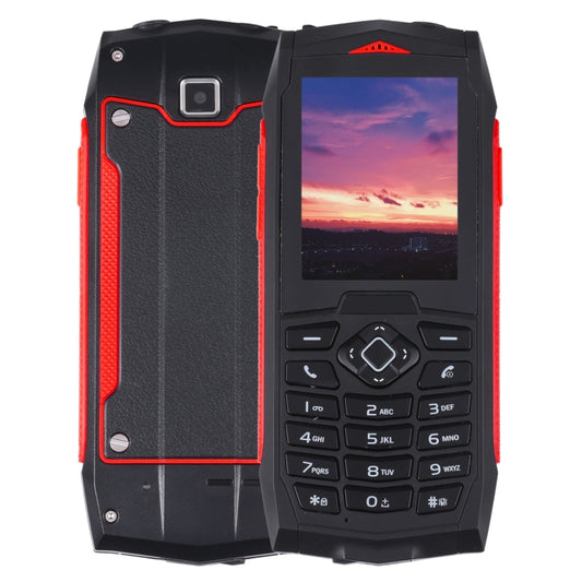Rugtel R1C Rugged Phone, IP68 Waterproof Dustproof Shockproof, 2.4 inch, MTK6261D, 2000mAh Battery, SOS, FM, Dual SIM(Red) - free shipping - PMC Jewellery - Order now!