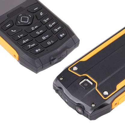 Rugtel R1C Rugged Phone, IP68 Waterproof Dustproof Shockproof, 2.4 inch, MTK6261D, 2000mAh Battery, SOS, FM, Dual SIM(Yellow) - free shipping - PMC Jewellery - Order now!