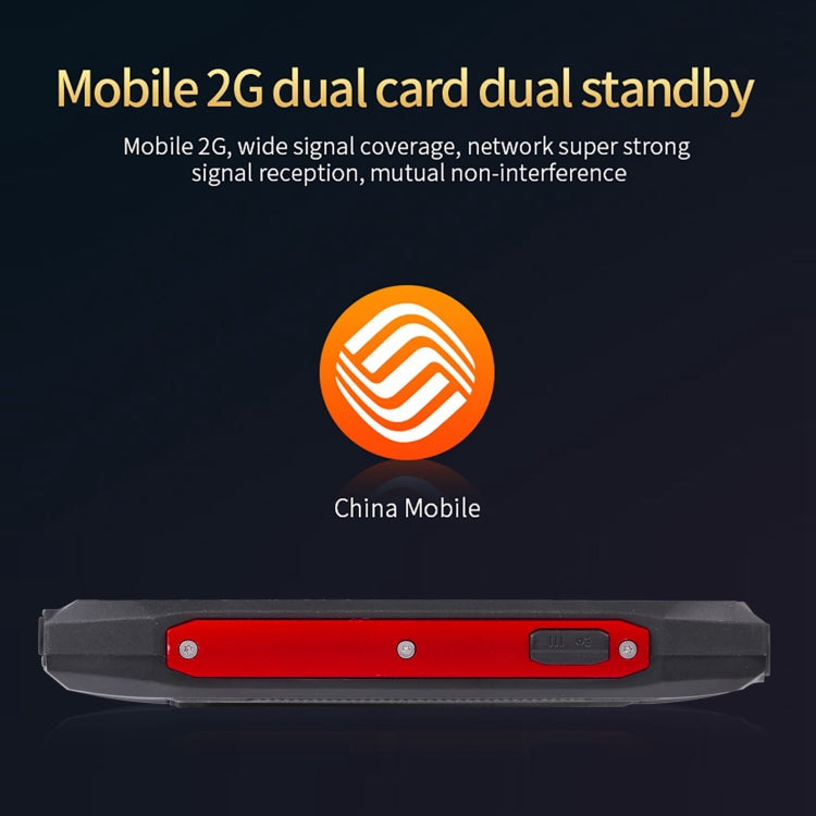 Rugtel R1D Rugged Phone, IP68 Waterproof Dustproof Shockproof, 2.4 inch, MTK6261D, 2000mAh Battery, Loud Box Speaker, FM, Network: 2G, Dual SIM (Red) - free shipping - PMC Jewellery - Order now!
