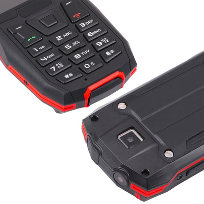 Rugtel R2C Rugged Phone, IP68 Waterproof Dustproof Shockproof, 2.4 inch, MTK6261D, 2500mAh Battery, SOS, FM, Dual SIM(Red) - free shipping - PMC Jewellery - Order now!