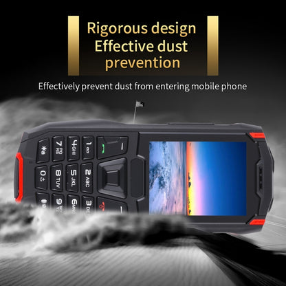 Rugtel R2C Rugged Phone, IP68 Waterproof Dustproof Shockproof, 2.4 inch, MTK6261D, 2500mAh Battery, SOS, FM, Dual SIM(Red) - free shipping - PMC Jewellery - Order now!