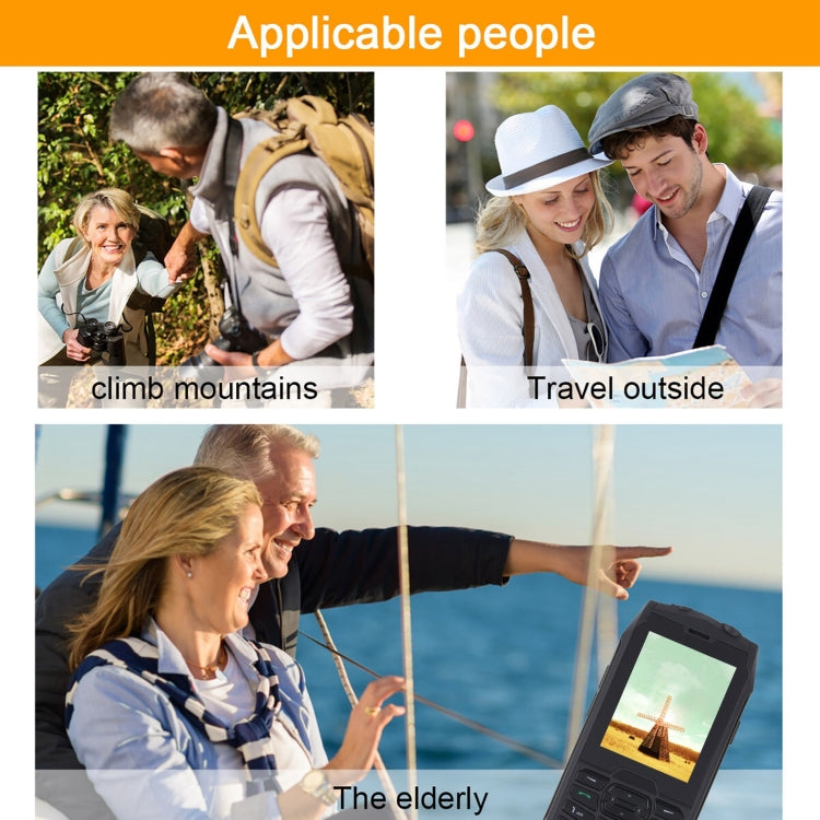 Rugtel R3C Rugged Phone, IP68 Waterproof Dustproof Shockproof, 2.8 inch, MTK6261D, 2000mAh Battery, SOS, FM, Dual SIM(Black) - free shipping - PMC TechLife - Order now!