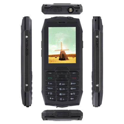 Rugtel R3C Rugged Phone, IP68 Waterproof Dustproof Shockproof, 2.8 inch, MTK6261D, 2000mAh Battery, SOS, FM, Dual SIM(Black) - free shipping - PMC Jewellery - Order now!