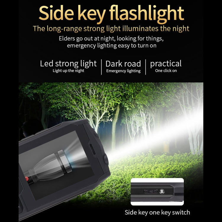 Rugtel R3C Rugged Phone, IP68 Water-resistant Dustproof Shockproof, 2.8 inch, MTK6261D, 2000mAh Battery, SOS, FM, Dual SIM(Black)