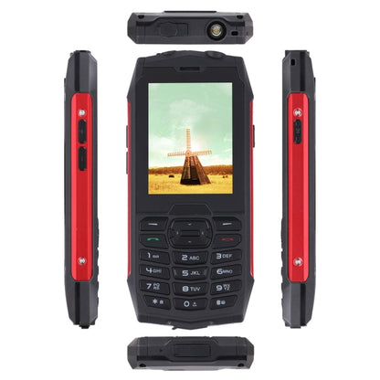 Rugtel R3C Rugged Phone, IP68 Waterproof Dustproof Shockproof, 2.8 inch, MTK6261D, 2000mAh Battery, SOS, FM, Dual SIM(Red) - free shipping - PMC Jewellery - Order now!