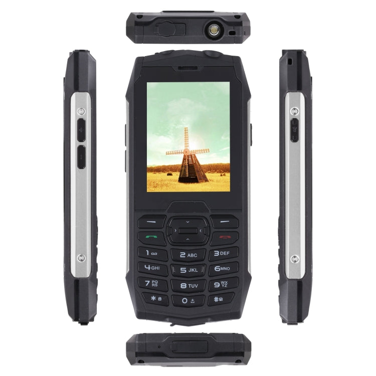 Rugtel R3C Rugged Phone, IP68 Waterproof Dustproof Shockproof, 2.8 inch, MTK6261D, 2000mAh Battery, SOS, FM, Dual SIM(Silver) - free shipping - PMC TechLife - Order now!