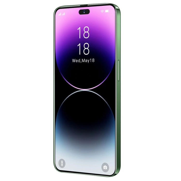 i14 Pro Max / H208A, 3GB+32GB, 6.5 inch Dynamic Island Screen, Face Identification, Android 8.1 MTK6753 Octa Core, Network: 4G (Green) - free shipping - PMC TechLife - Order now!