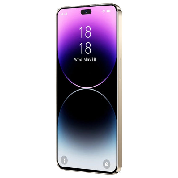 i14 Pro Max / H208A, 3GB+32GB, 6.5 inch Dynamic Island Screen, Face Identification, Android 8.1 MTK6753 Octa Core, Network: 4G (Gold)