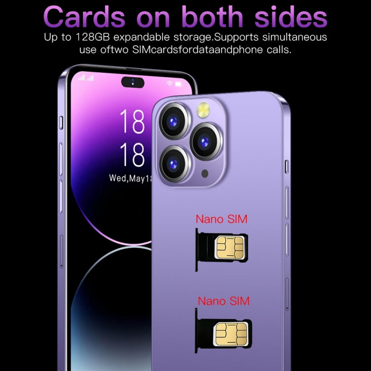 i14 Pro Max / H208A, 3GB+32GB, 6.5 inch Dynamic Island Screen, Face Identification, Android 8.1 MTK6753 Octa Core, Network: 4G (Green) - free shipping - PMC TechLife - Order now!