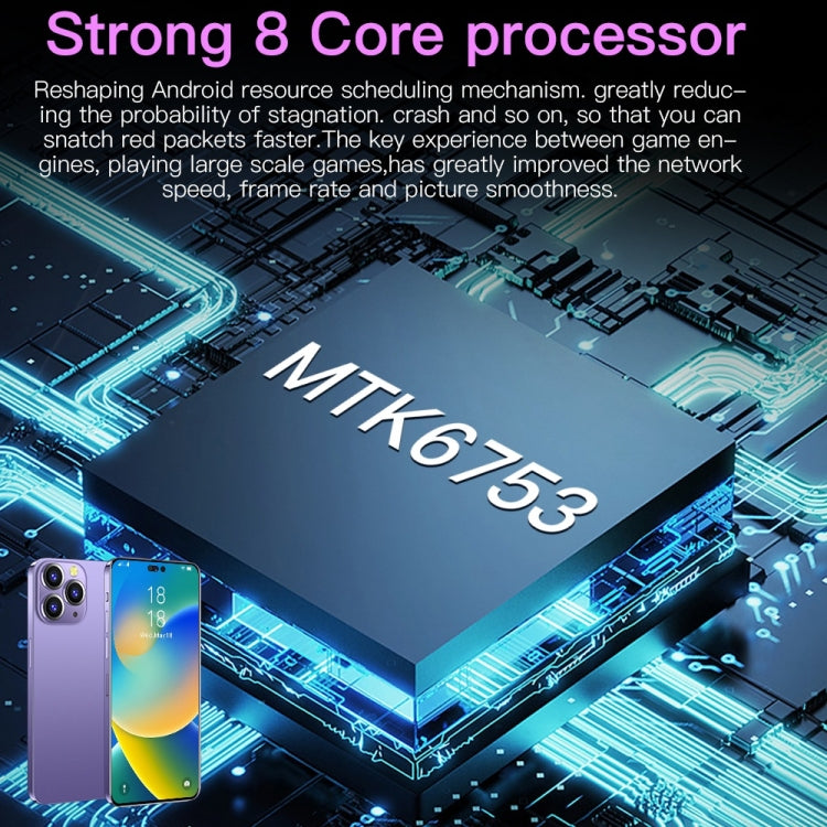 i14 Pro Max / H208A, 3GB+32GB, 6.5 inch Dynamic Island Screen, Face Identification, Android 8.1 MTK6753 Octa Core, Network: 4G (Green) - free shipping - PMC TechLife - Order now!