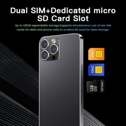 i14 Pro Max N85, 1GB+8GB, 6.1 inch Screen, Face Identification, Android 8.1 MTK6580A Quad Core, Network: 3G, Dual SIM (Gold) - free shipping - PMC Jewellery - Order now!