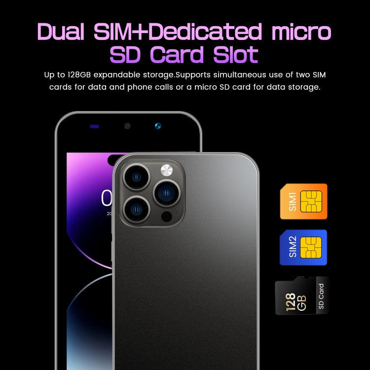 i14 mini HRDP5, 512MB+4GB, 5.0 inch Screen, Face Identification, Android 5.0 MTK6572 Dual Core, Network: 3G (Gold)