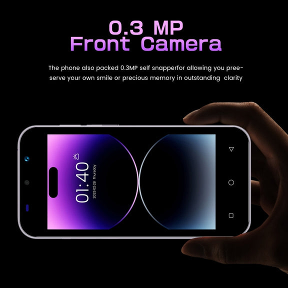 i14 mini HRDP5, 512MB+4GB, 5.0 inch Screen, Face Identification, Android 5.0 MTK6572 Dual Core, Network: 3G (Gold)