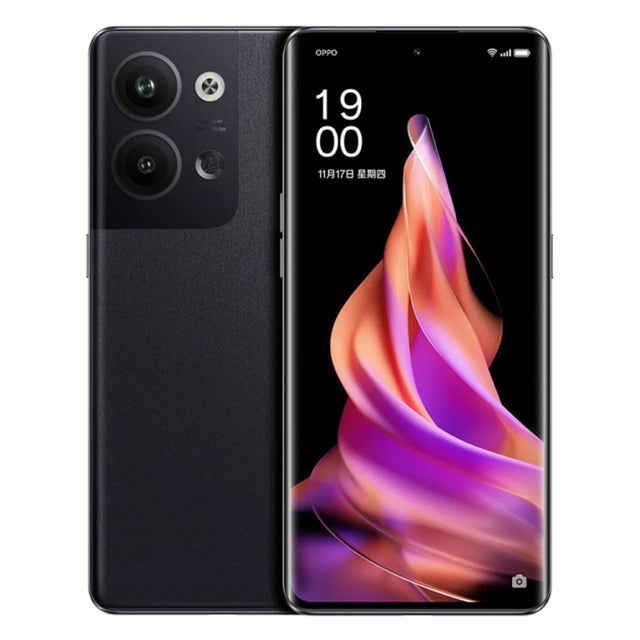 OPPO Reno9 Pro 5G, 16GB+256GB, 50MP Camera, Chinese Version, Dual Back Cameras, 6.7 inch ColorOS 13 / Android 13 Dimensity 8100-MAX Octa Core up to 2.85GHz, Network: 5G, Support Google Play(Black)
