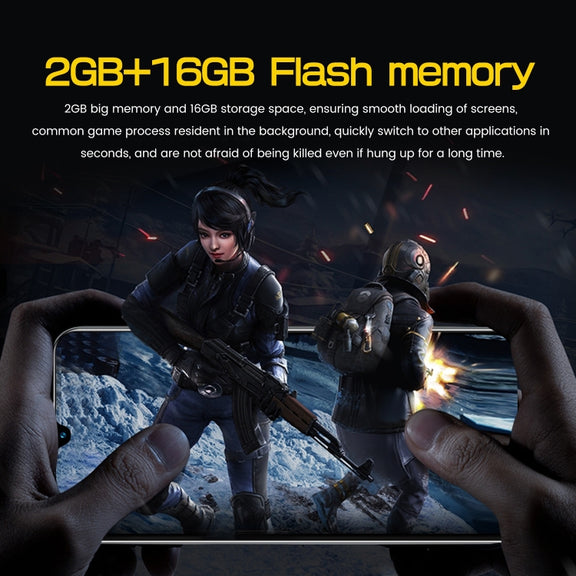 V27e / X23, 2GB+16GB, 6.5 inch Screen, Face Identification, Android 9.1 MTK6580A Quad Core, Network: 3G, Dual SIM (Black)