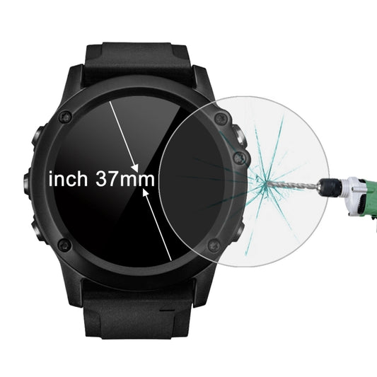 ENKAY Hat-Prince for 37mm Diameter Circular Dial Smart Watch 0.2mm 9H Surface Hardness 2.15D Curved Explosion-proof Tempered Glass Screen Film - Screen Protector by ENKAY | Online Shopping South Africa | PMC Jewellery | Buy Now Pay Later Mobicred