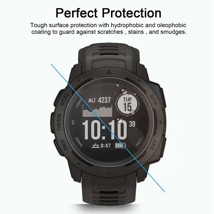 ENKAY Hat-Prince for 42mm Diameter Circular Dial Smart Watch 0.2mm 9H Surface Hardness 2.15D Curved Explosion-proof Tempered Glass Screen Film - Screen Protector by ENKAY | Online Shopping South Africa | PMC TechLife | Buy Now Pay Later Mobicred