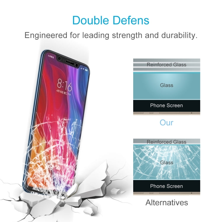 100 PCS 0.26mm 9H 2.5D Tempered Glass Film for Xiaomi Mi 8 -  by PMC TechLife | Online Shopping South Africa | PMC TechLife
