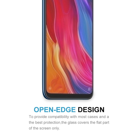 100 PCS 0.26mm 9H 2.5D Tempered Glass Film for Xiaomi Mi 8