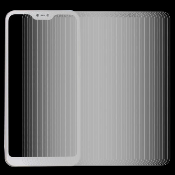 100 PCS 0.26mm 9H 2.5D Tempered Glass Film for Xiaomi Redmi 6 Pro / Mi A2 Lite