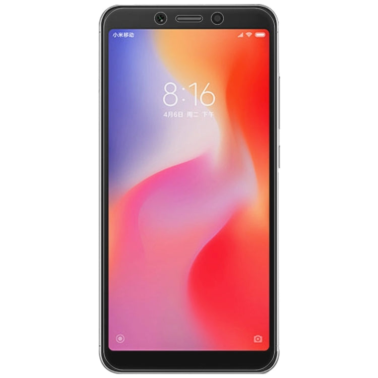 100 PCS 0.26mm 9H 2.5D Tempered Glass Film for Xiaomi Redmi 6A