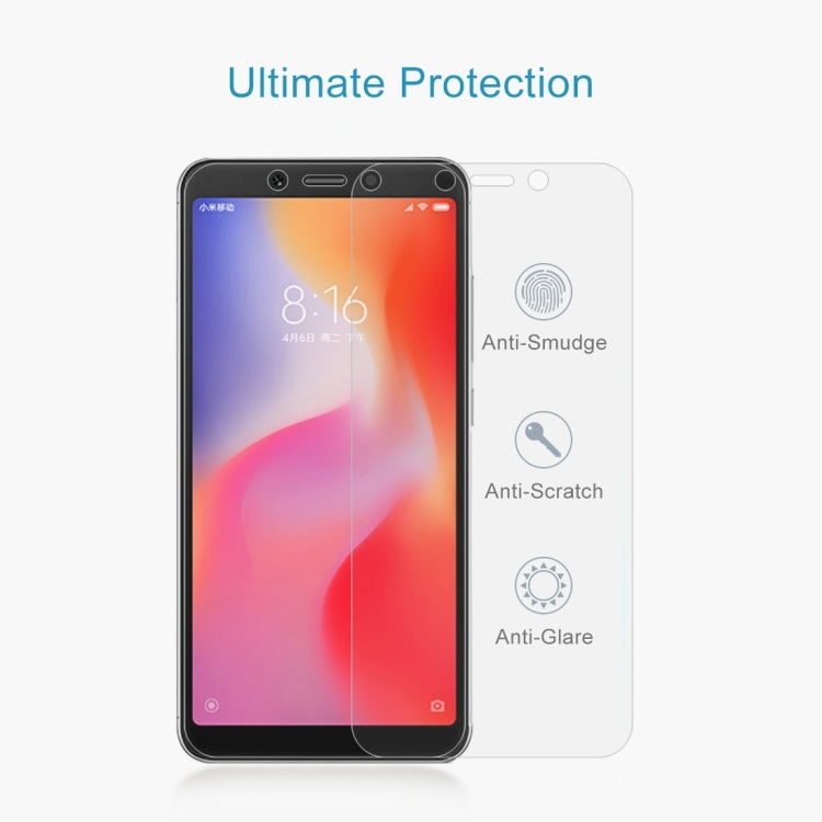 100 PCS 0.26mm 9H 2.5D Tempered Glass Film for Xiaomi Redmi 6A -  by PMC TechLife | Online Shopping South Africa | PMC TechLife