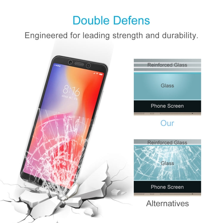 100 PCS 0.26mm 9H 2.5D Tempered Glass Film for Xiaomi Redmi 6A -  by PMC TechLife | Online Shopping South Africa | PMC TechLife