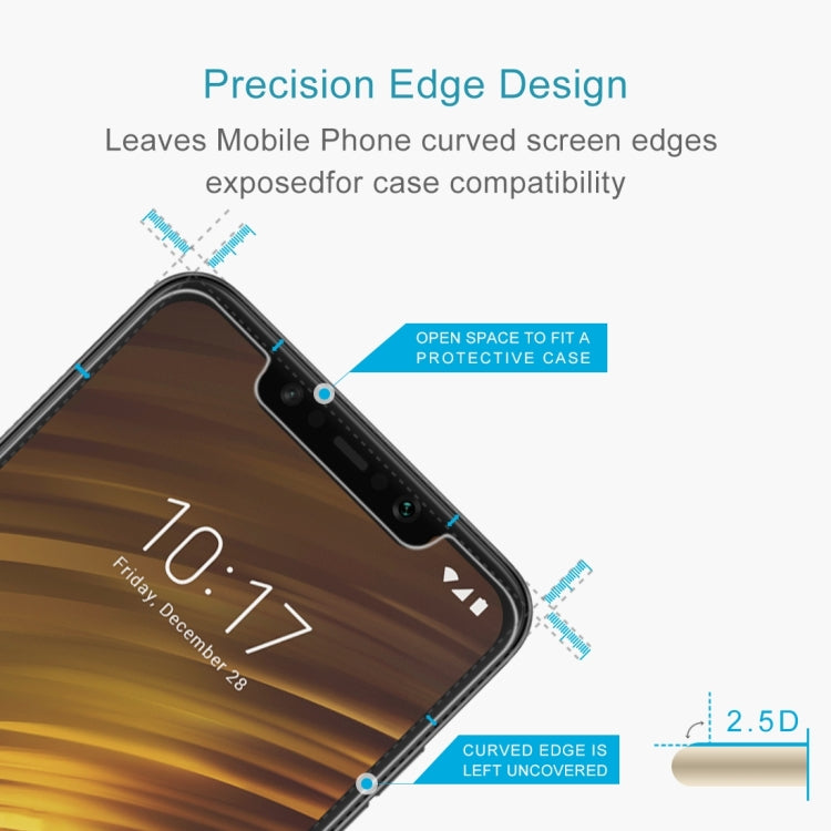 100 PCS 0.26mm 9H 2.5D Tempered Glass Film for Xiaomi POCO F1 -  by PMC TechLife | Online Shopping South Africa | PMC TechLife