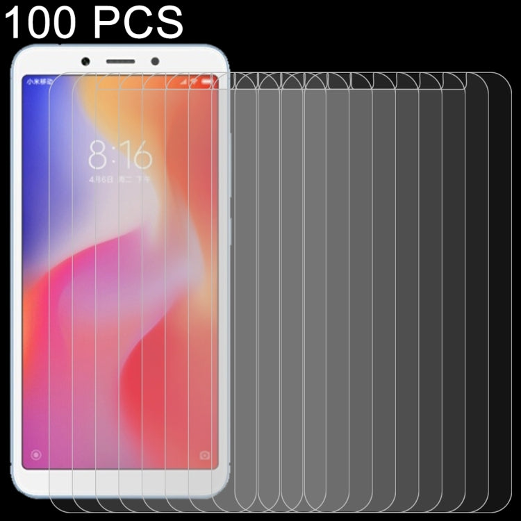 100PCS 9H 2.5D Tempered Glass Film for Xiaomi Redmi 6A -  by PMC TechLife | Online Shopping South Africa | PMC TechLife