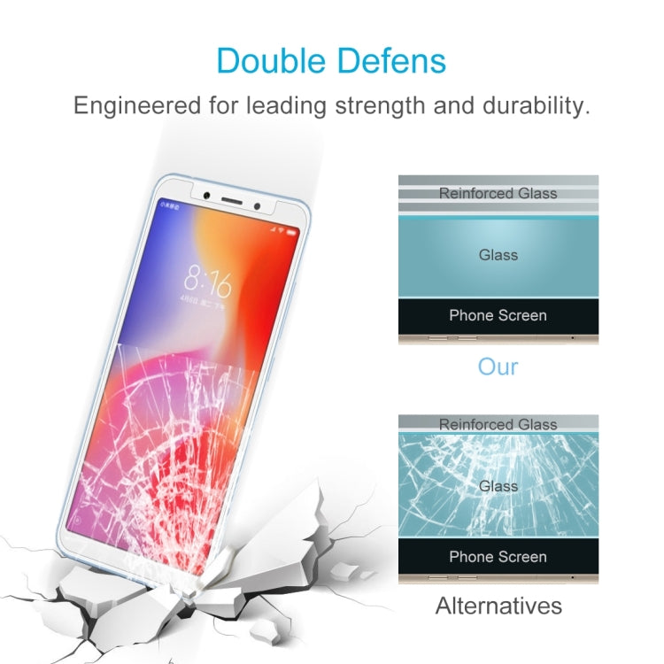 100PCS 9H 2.5D Tempered Glass Film for Xiaomi Redmi 6A -  by PMC TechLife | Online Shopping South Africa | PMC TechLife