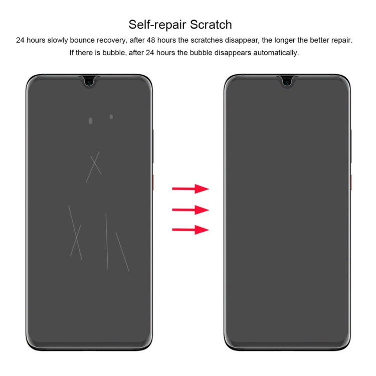 ENKAY Hat-Prince 0.1mm 3D Full Screen Protector Explosion-proof Hydrogel Film for Huawei P30 Lite