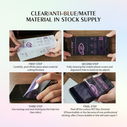 50 PCS 12 x 18cm Phone HD TPU Soft Hydrogel Film Supplies for Intelligent Protector Cutter - free shipping - PMC Jewellery - Order now!