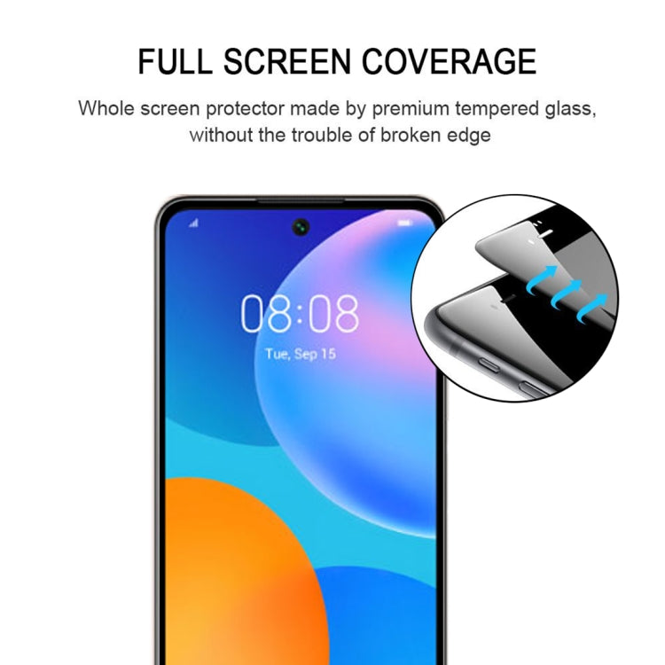 For Huawei P Smart 2021 25 PCS Full Glue Full Screen Tempered Glass Film - free shipping - PMC TechLife - Order now!