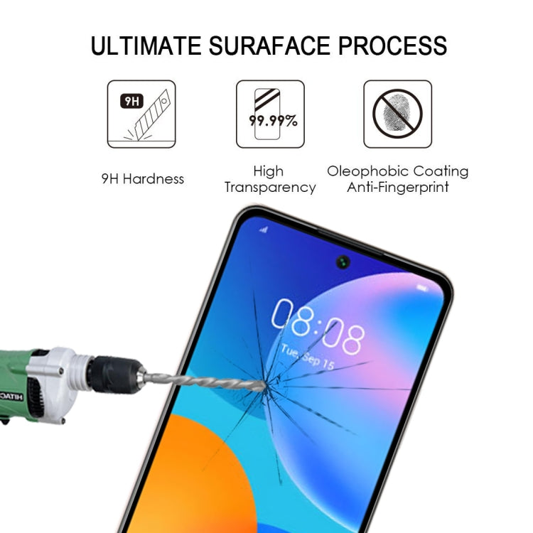 For Huawei P Smart 2021 25 PCS Full Glue Full Screen Tempered Glass Film - free shipping - PMC TechLife - Order now!