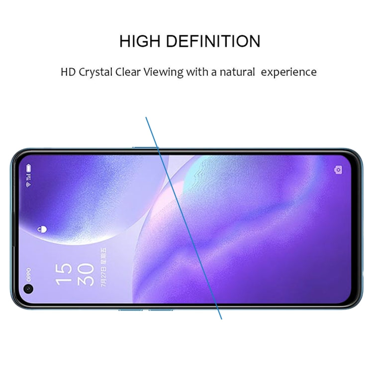For OPPO Reno5 5G / 4G Full Glue Full Screen Tempered Glass Film - free shipping - PMC TechLife - Order now!