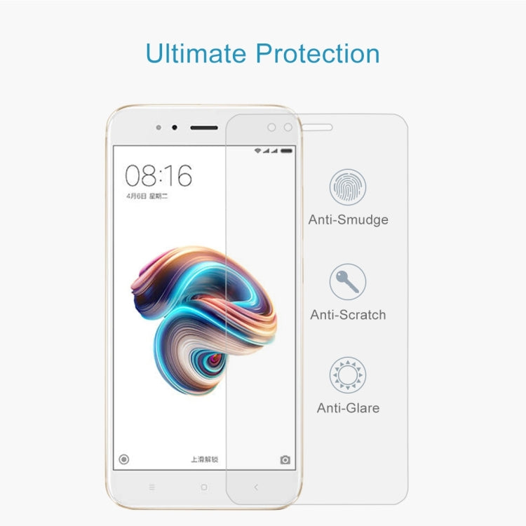 100 PCS for Xiaomi Mi 5X / A1 0.26mm 9H Surface Hardness 2.5D Explosion-proof Full Screen Tempered Glass Screen Film