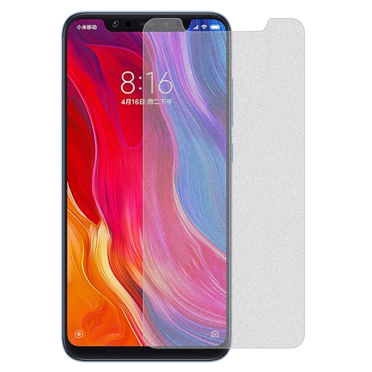 50 PCS Non-Full Matte Frosted Tempered Glass Film for Xiaomi Mi 8, No Retail Package -  by PMC TechLife | Online Shopping South Africa | PMC TechLife