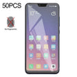 50 PCS Non-Full Matte Frosted Tempered Glass Film for Xiaomi Mi 8 Lite, No Retail Package -  by PMC TechLife | Online Shopping South Africa | PMC TechLife