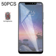 50 PCS Non-Full Matte Frosted Tempered Glass Film for Xiaomi Redmi Note 6 Pro, No Retail Package -  by PMC TechLife | Online Shopping South Africa | PMC TechLife