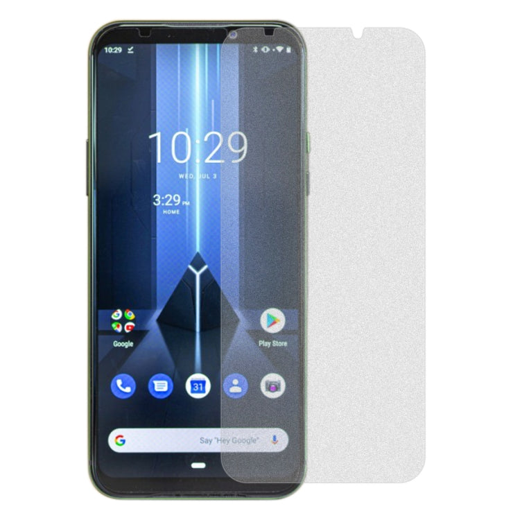 50 PCS Non-Full Matte Frosted Tempered Glass Film for Xiaomi Black Shark 2, No Retail Package