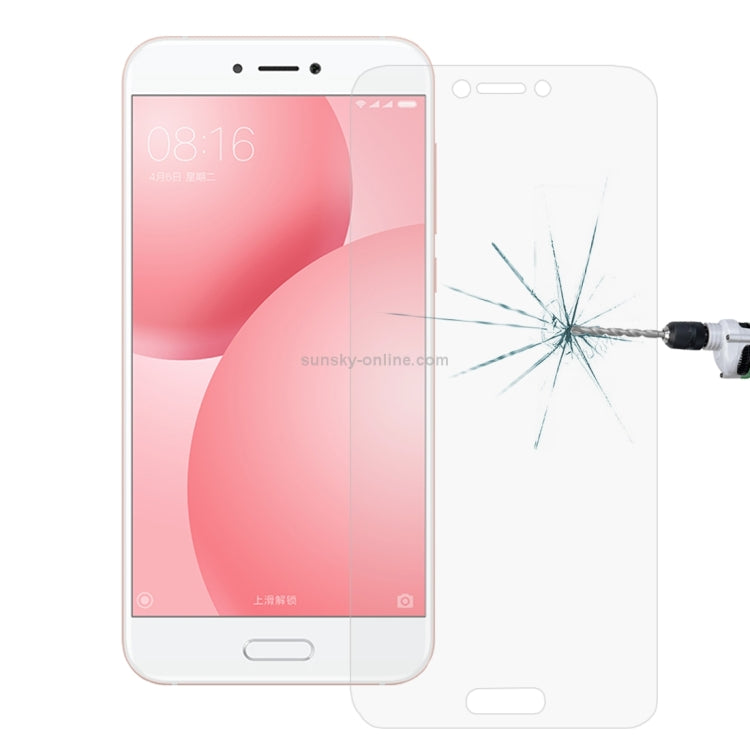 100 PCS for Xiaomi Mi 5c 0.26mm 9H Surface Hardness Explosion-proof Tempered Glass Screen Film