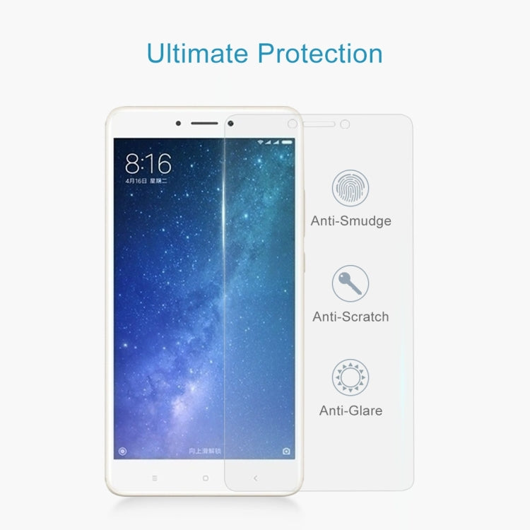 100 PCS for  Xiaomi Mi Max 2 0.3mm 9H Surface Hardness 2.5D Explosion-proof Non-full Screen Tempered Glass Screen Film -  by PMC TechLife | Online Shopping South Africa | PMC TechLife