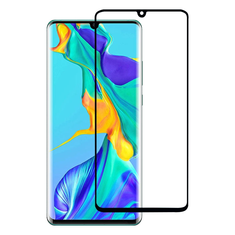 Edge Glue 3D Curved Edge Full Screen Tempered Glass Film for Huawei P30 Pro(Black) - free shipping - PMC TechLife - Order now!