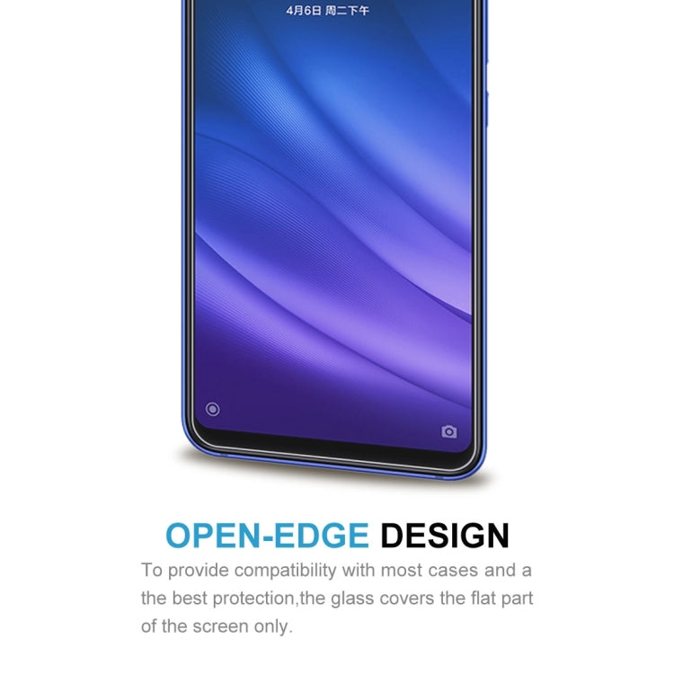 100 PCS 0.26mm 9H Surface Hardness 2.5D Full Screen Tempered Glass Film for Xiaomi Mi 8 Lite