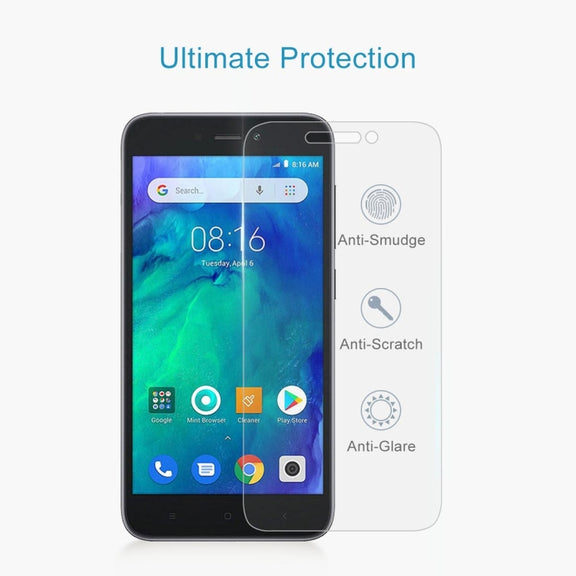 100 PCS 0.26mm 9H 2.5D Tempered Glass Film for Xiaomi Redmi Go