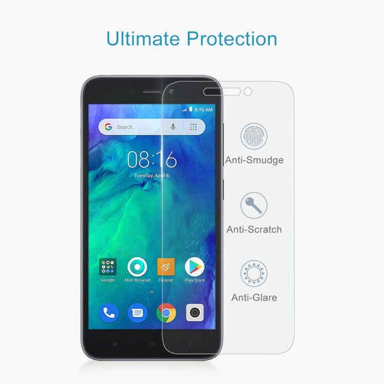 100 PCS 0.26mm 9H 2.5D Tempered Glass Film for Xiaomi Redmi Go