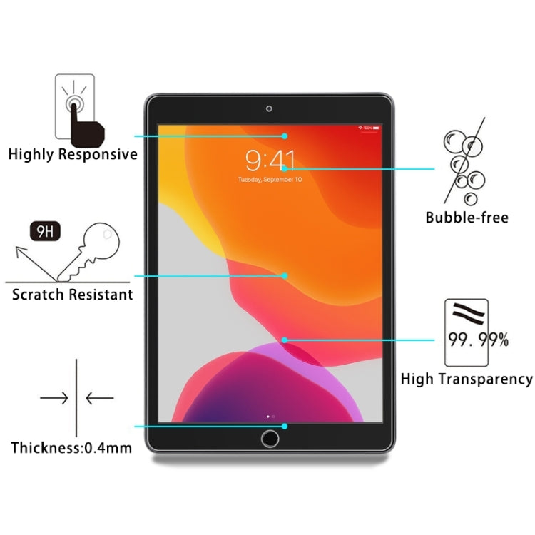 25 PCS For iPad 10.2 2021 / 2020 / 2019 9H 2.5D Tempered Glass Film - More iPad Tempered Glass by ENKAY | Online Shopping South Africa | PMC TechLife | Buy Now Pay Later Mobicred