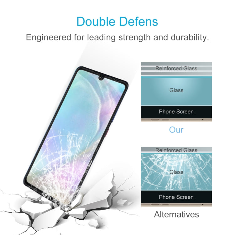 9H 9D Full Screen Tempered Glass Screen Protector for Huawei P30 Lite(Black)