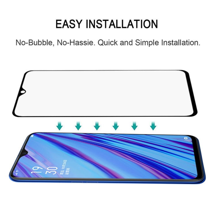 For OPPO A5 / A9 (2020) / A56 5G Full Glue Full Cover Screen Protector Tempered Glass Film - free shipping - PMC TechLife - Order now!